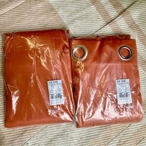 NIP NEW Pair of 100”W X 84" L Heavy Duty Outdoor Grommet Top Curtain Panels